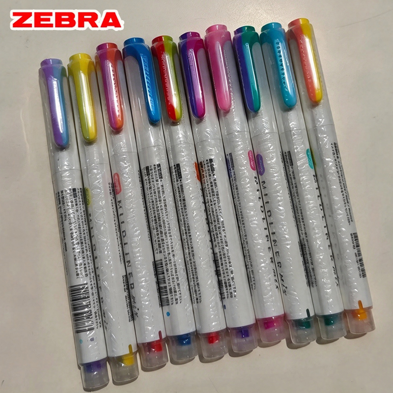 Zebra Pen Mildliner - Маркеры Zebra Mildliner Mix WKS23 с