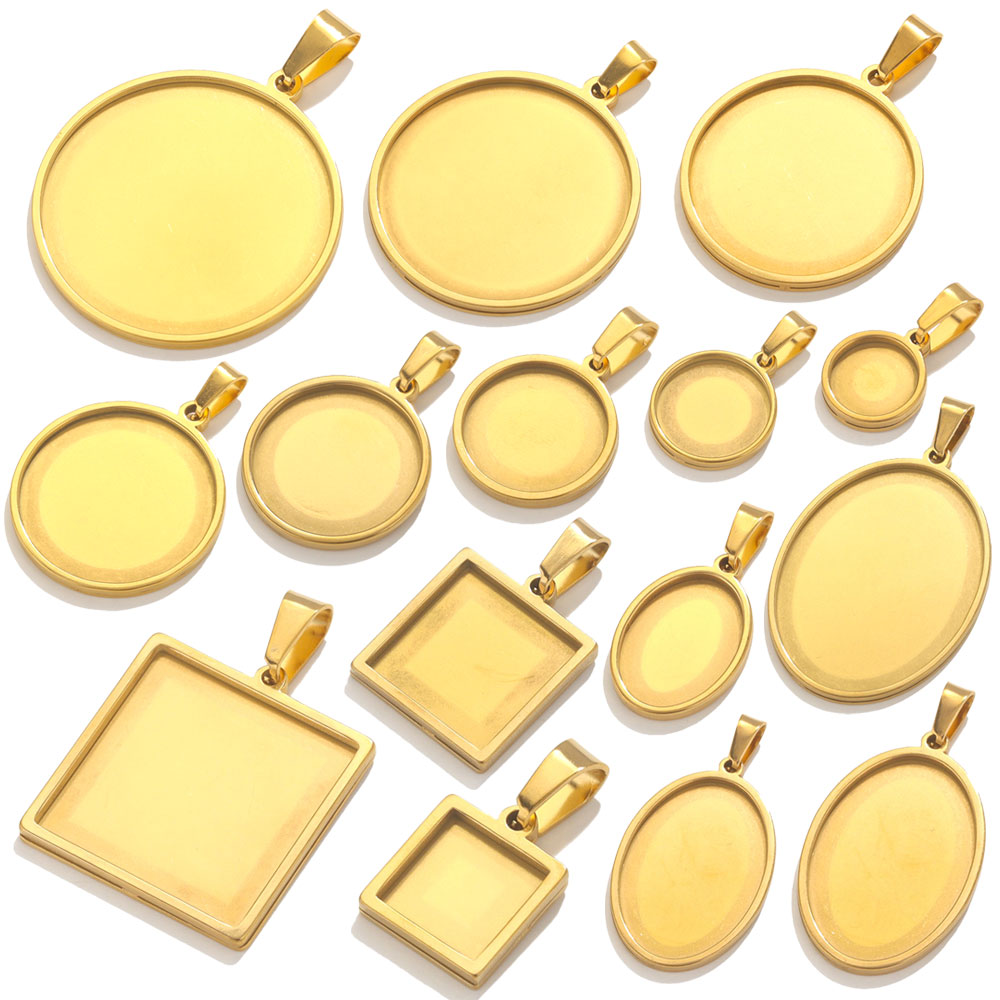 5 шт., подвеска-Кабошон из нер – обзор и цена Bezels Set Pendant