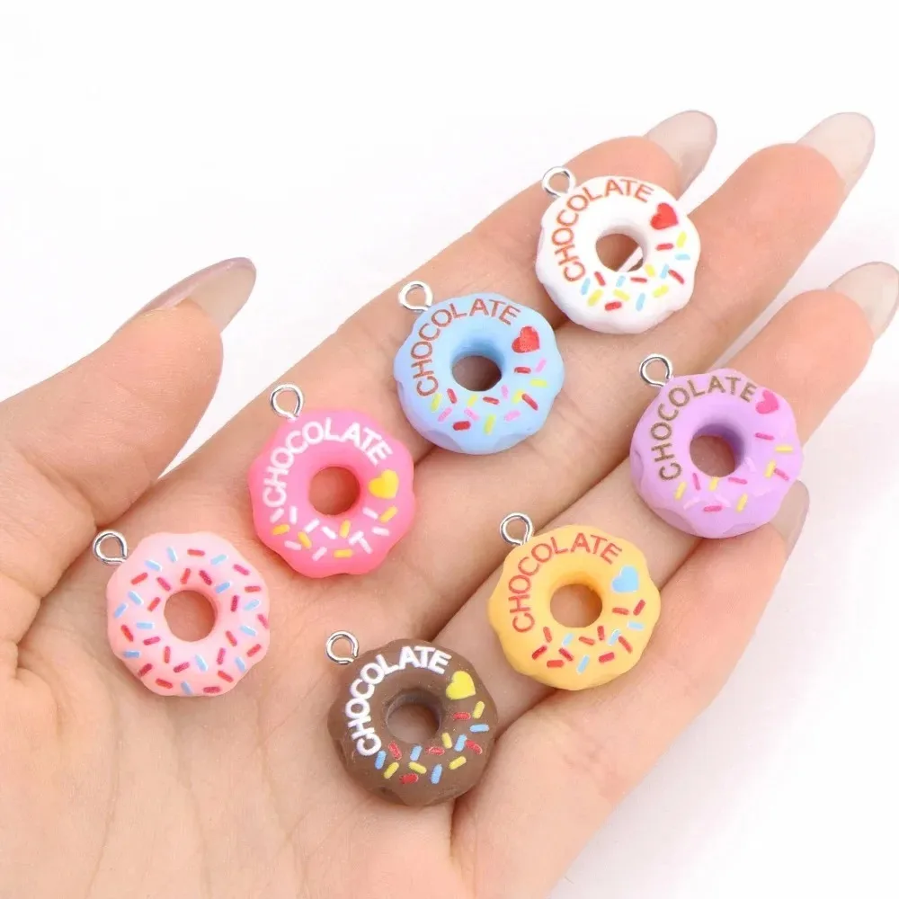 10 шт. милых 3D-подвесок в вид – обзор и цена Resin Crafts Diy