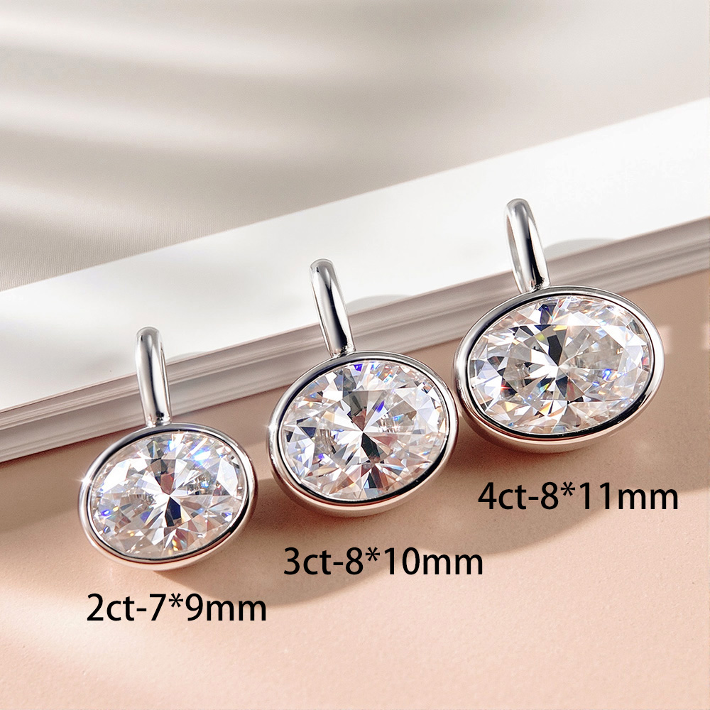 OEVAS, ожерелье с овальным кри – обзор и цена Bezels Set Pendant