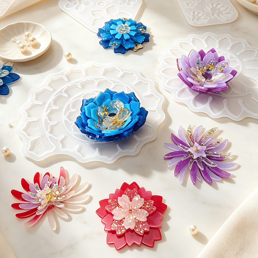 Многослойная силиконовая форма – обзор и цена Resin Craft Ideas