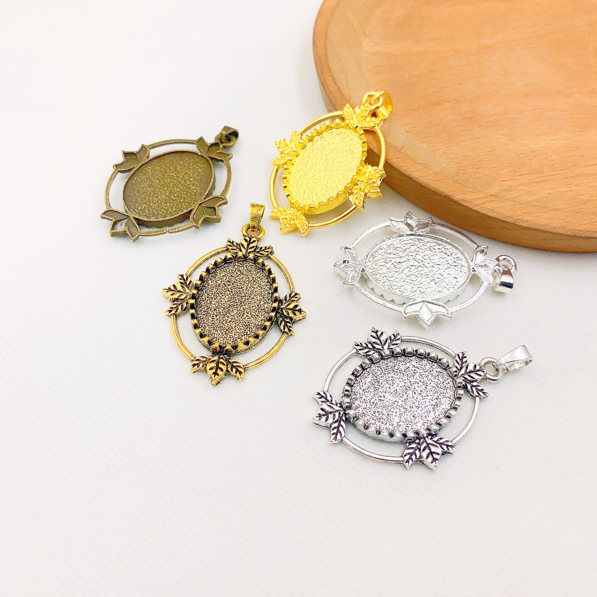 Овальные Кабошоны для оправы O – обзор и цена Bezels Set Pendant