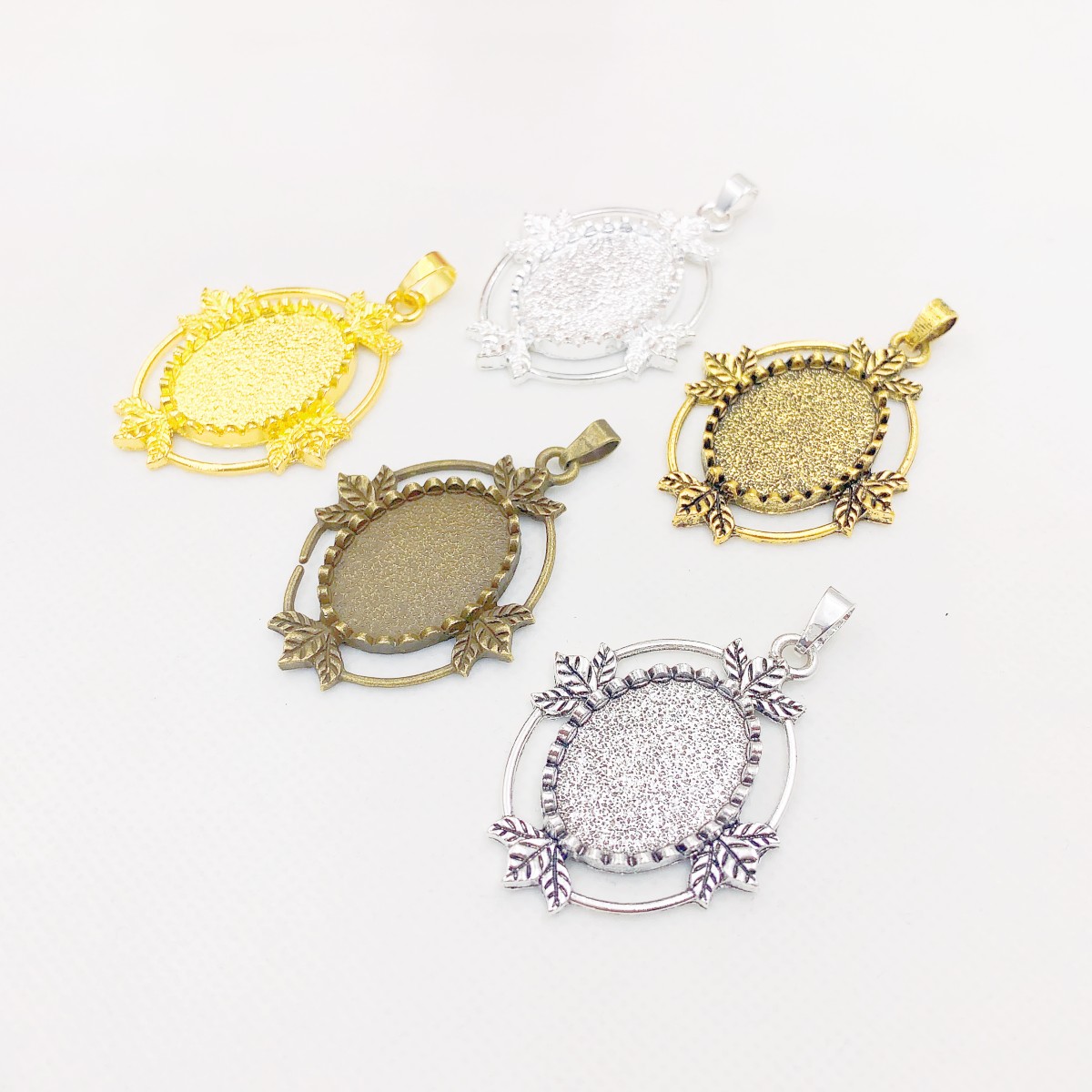 Овальные Кабошоны для оправы O – обзор и цена Bezels Set Pendant