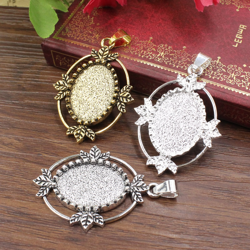 Овальные Кабошоны для оправы O – обзор и цена Bezels Set Pendant